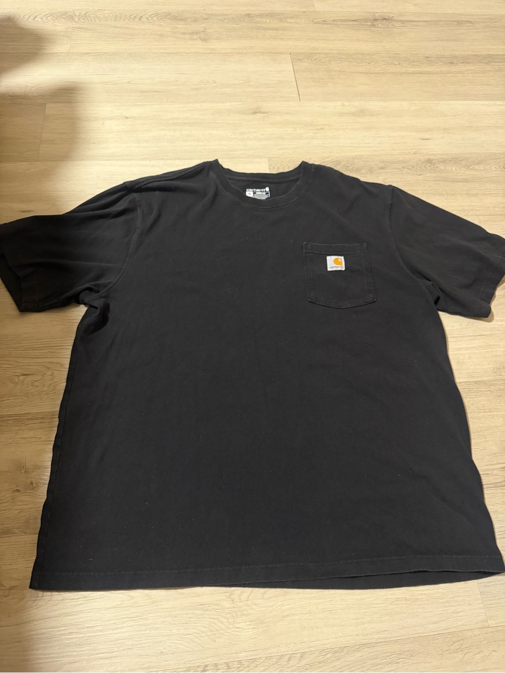 Carhartt Loose Fit Short Sleeve Black Pocket T-Shirt Mens Size XL